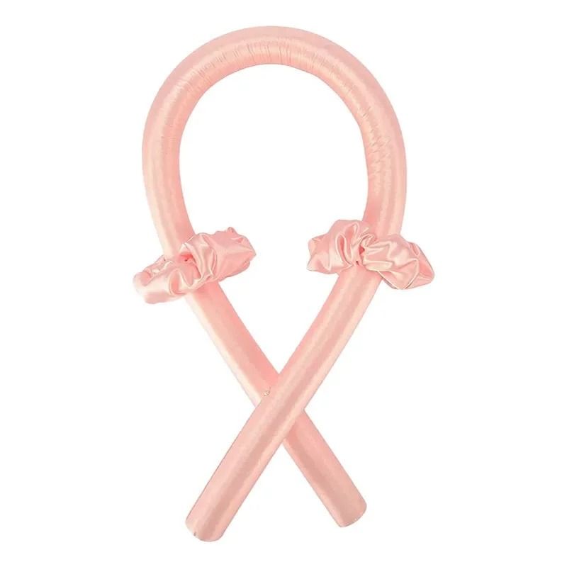 Heatless Curling Rod Headband No Heat Hair Curlers Silk Ribbon Overnight Curlers