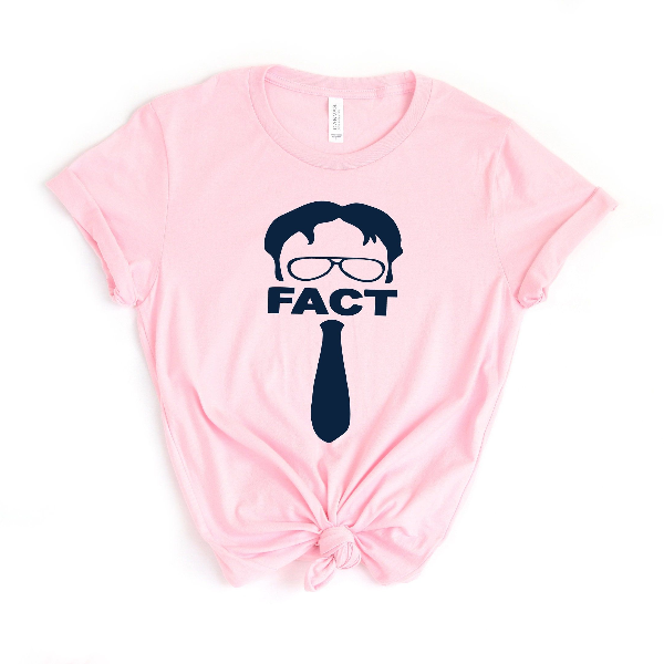 Fact Shirt The Office Lover Dwight Schrute Funny Quote Unisex Sitcom Fan Tee