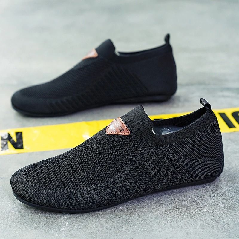 Mens Breathable Mesh Loafers Lightweight Slip On Driving Moccasins Casual Walking Shoes