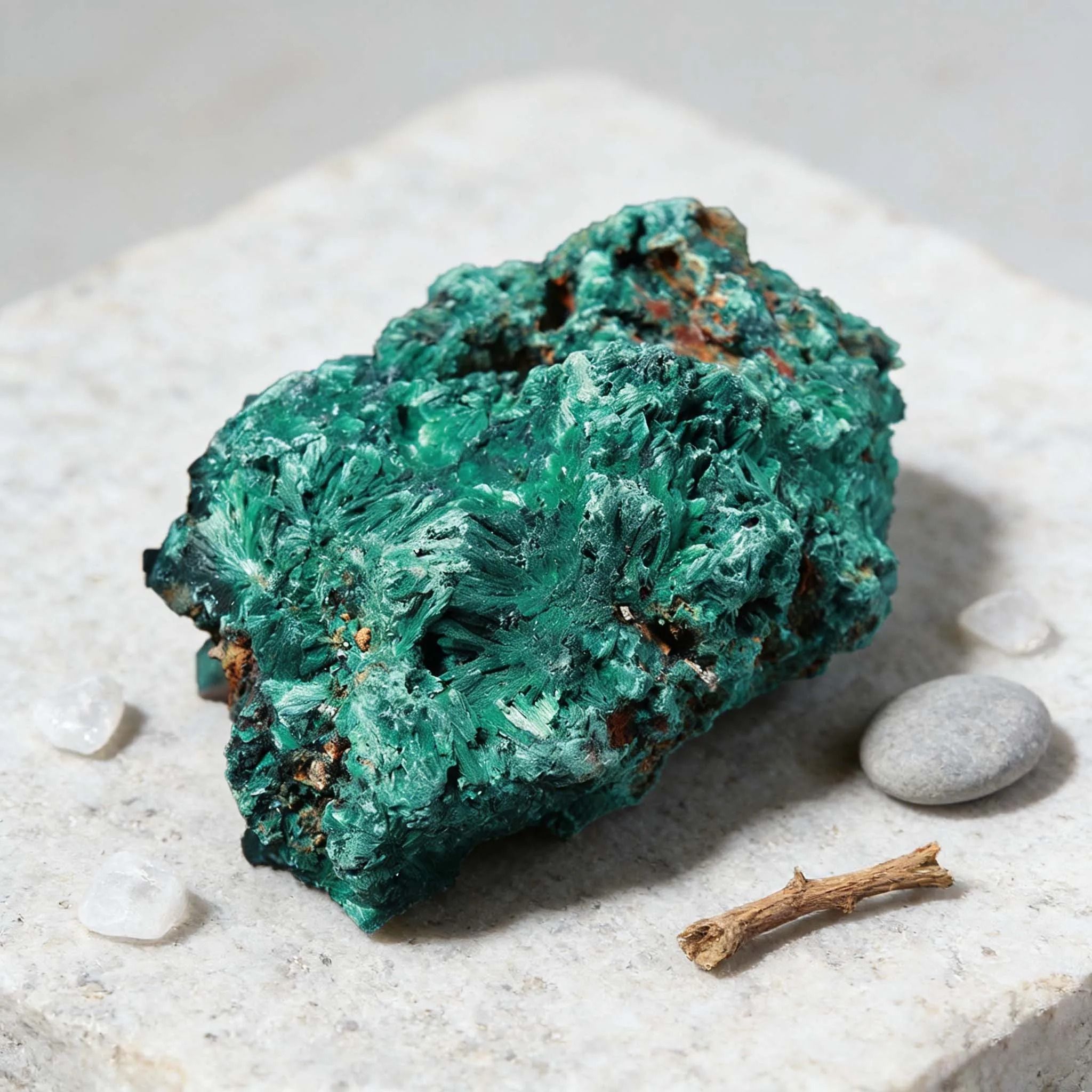 Natural Raw Malachite Specimen
