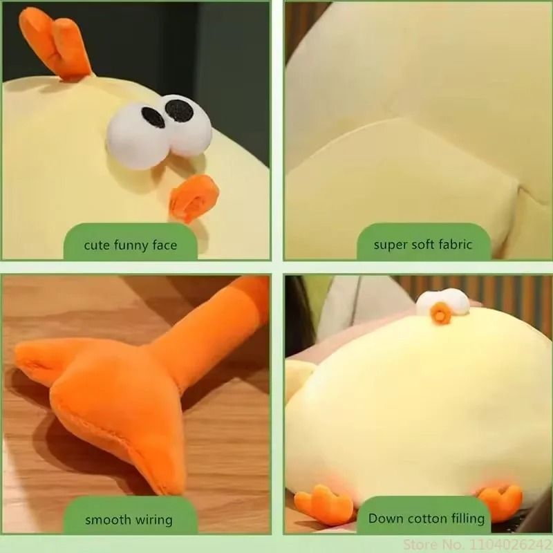 Funny Fat Chicken Plush Toy Pillow and Neck Cushion Gift