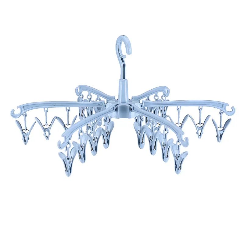Folding Sock Drying Rack with 24 Clips