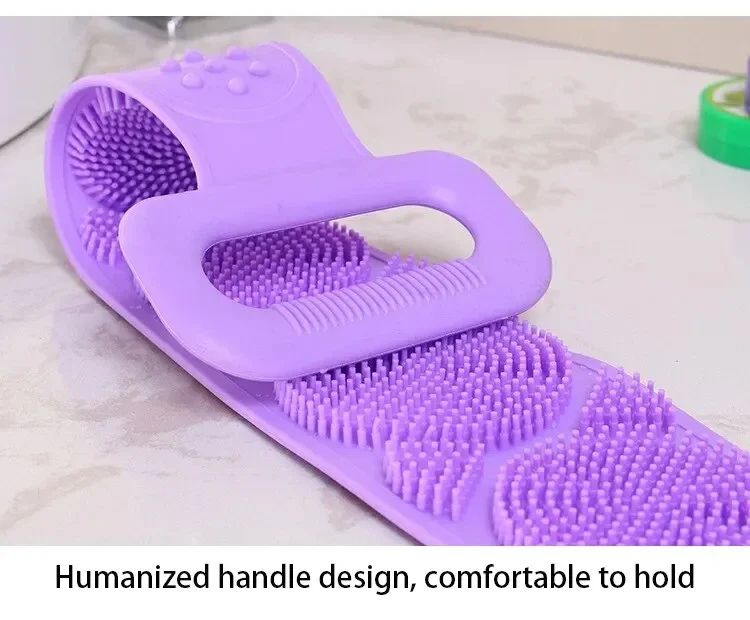 Silicone Body Back Scrubber and Massage Brush