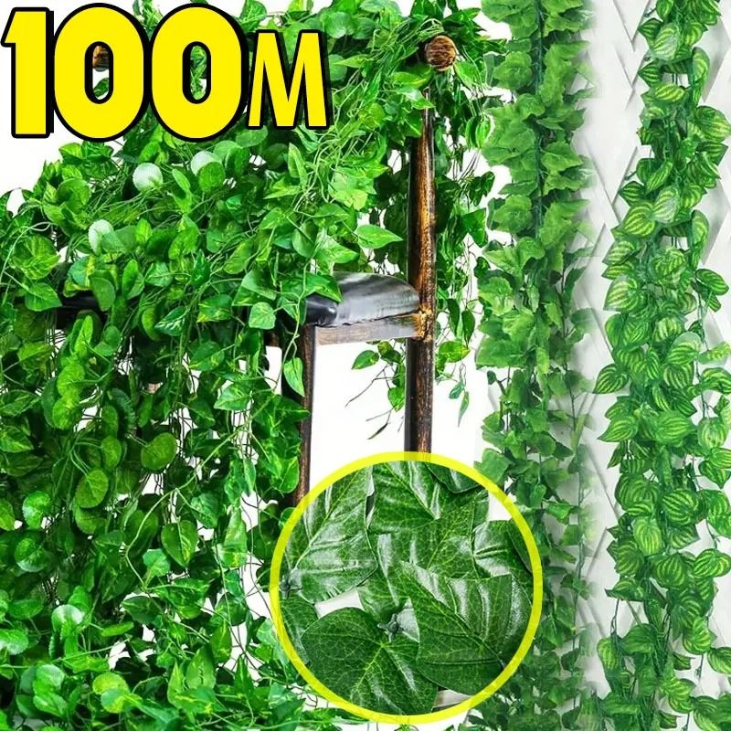 Artificial Ivy Garland Hanging Vine Decoration Fake Ivy Leaves for Wall Decor