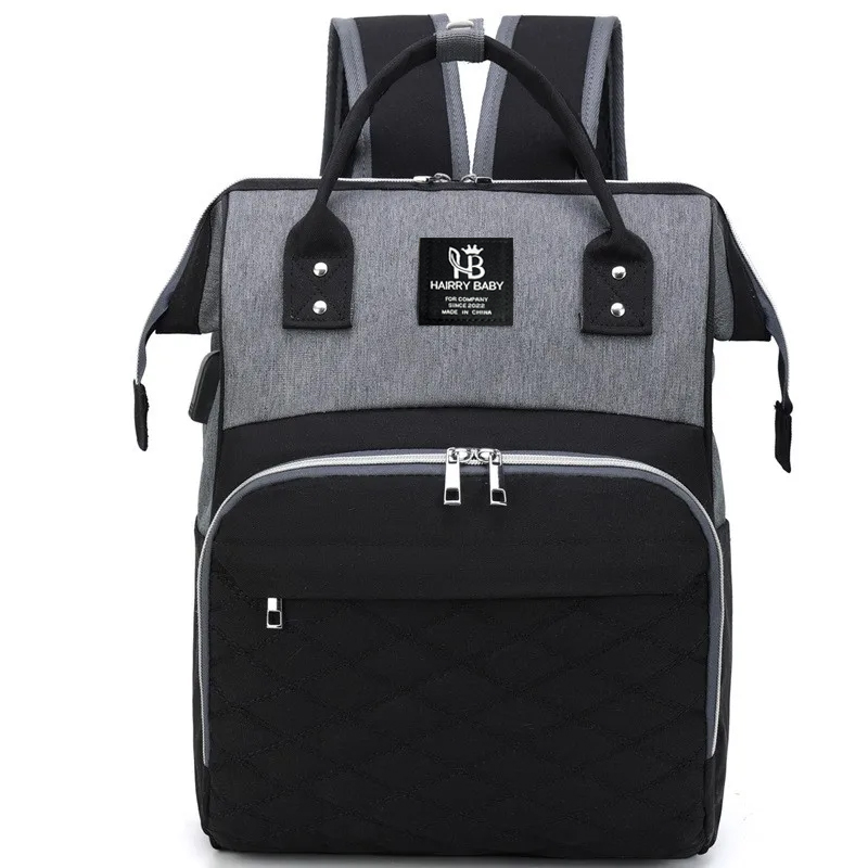 Large Capacity Mommy Diaper Bags, Convenient Baby Nursing Bag, Baby Stroller Hanging Backpack with Changing Mat