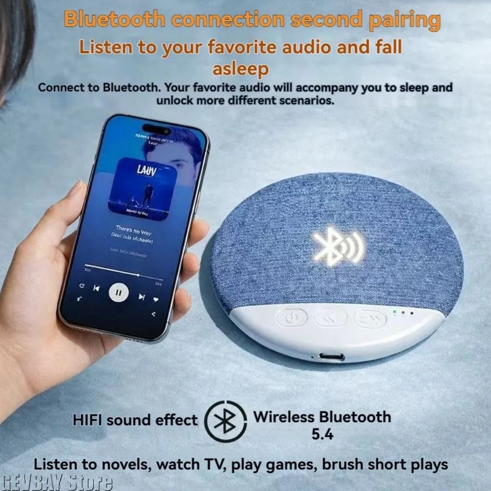 X3pro Precision Pillow Speaker – Bluetooth 5.4 Sleep Interface – High-Yield Somatic Interaction Hub