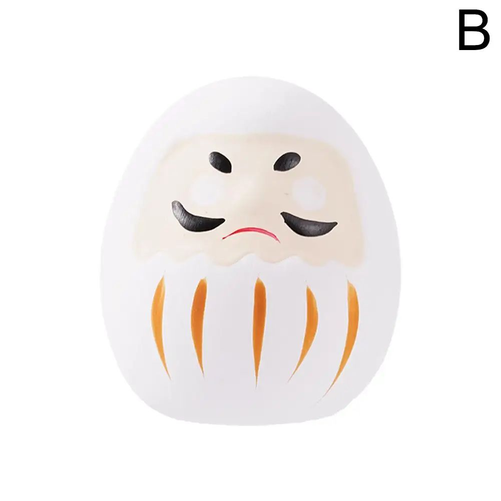 Mini Ceramic Daruma Doll Lucky Charm