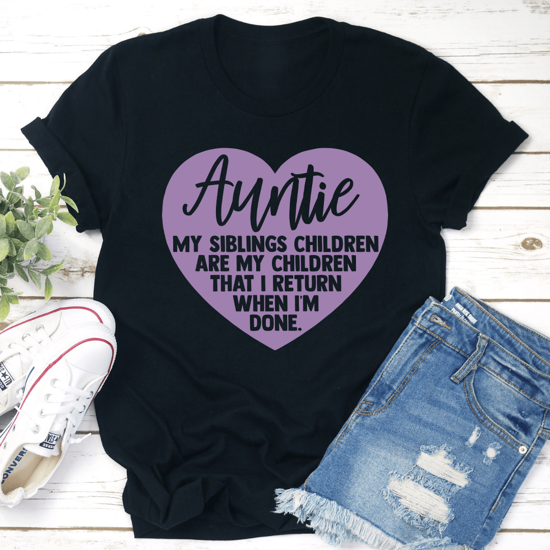 Auntie My Siblings Children Tee