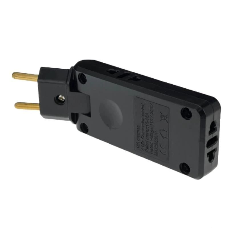 4 in 1 EU Plug Adapter 180 Degree Rotating Wall Outlet Extension Socket