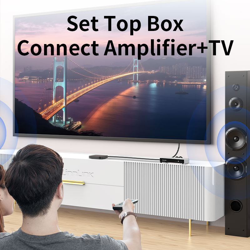 Unnlink 8K HDMI Audio Extractor, Splitter,4K 120Hz, Toslink, SPDIF Optical, Coaxial, 3.5mm Output for PS5, Soundbar