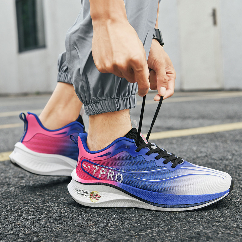 New Professional Carbon Plate Summer Mens Running Shoes, Lightweight, Non-Slip, Shock-Absorbing Sports & Tennis