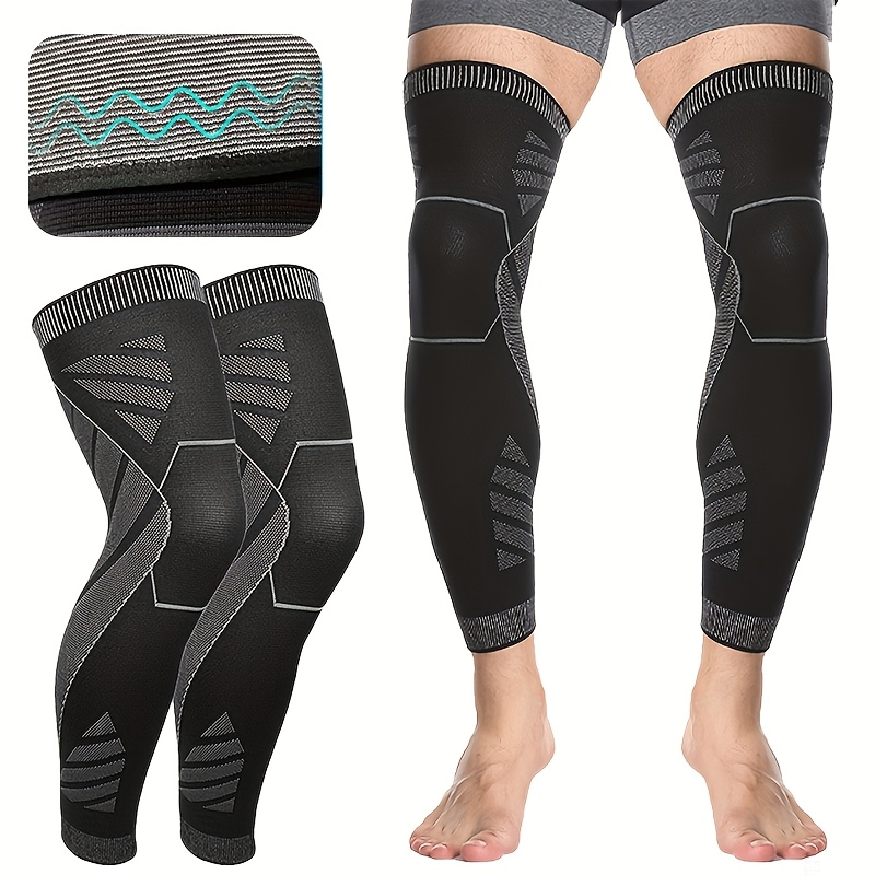Full Leg Compression Sleeves for Sports Recovery Thigh Calf Knee Support