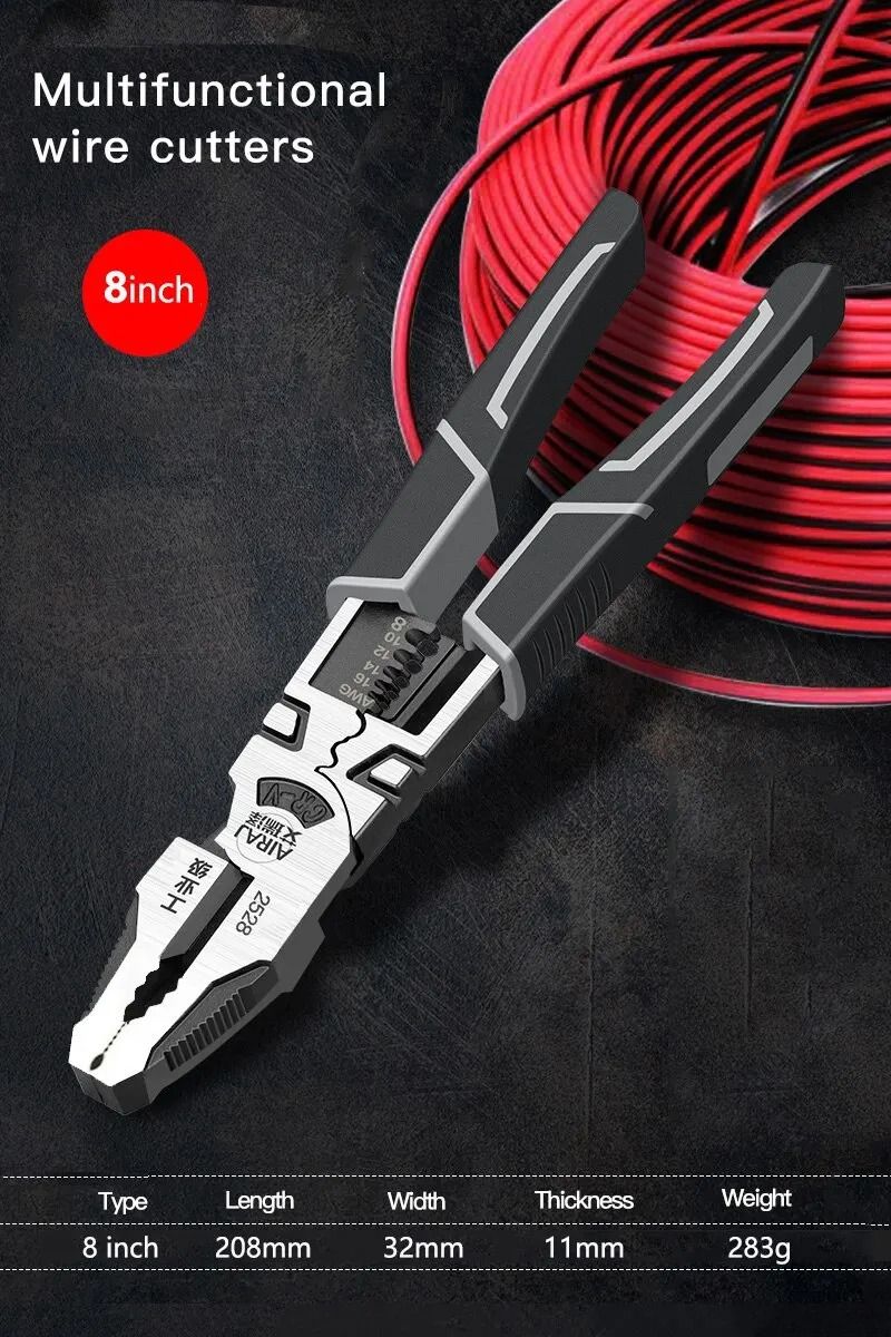 Industrial Multifunctional Wire Pliers
