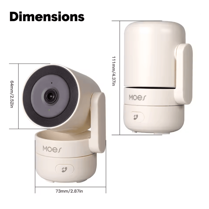 SecureHome 4MP Smart Indoor Pan Tilt Security Camera