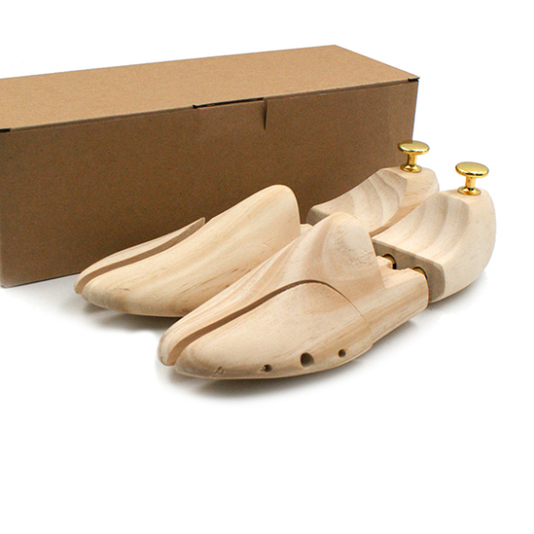Men's and Women's Shoe Trees Twin Tube Adjustable New Zealand Pine Wood Shoe Tree