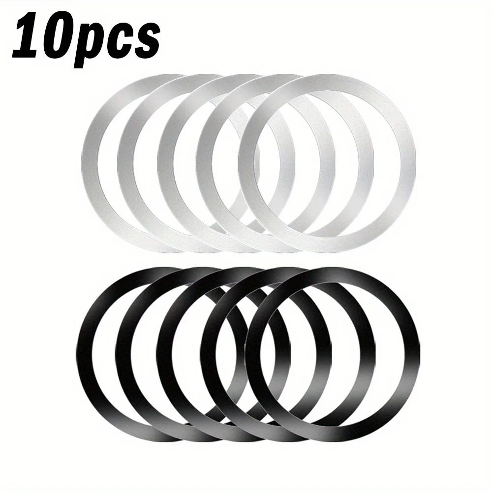 Magnetic Charging Ring Adhesive Plates Set