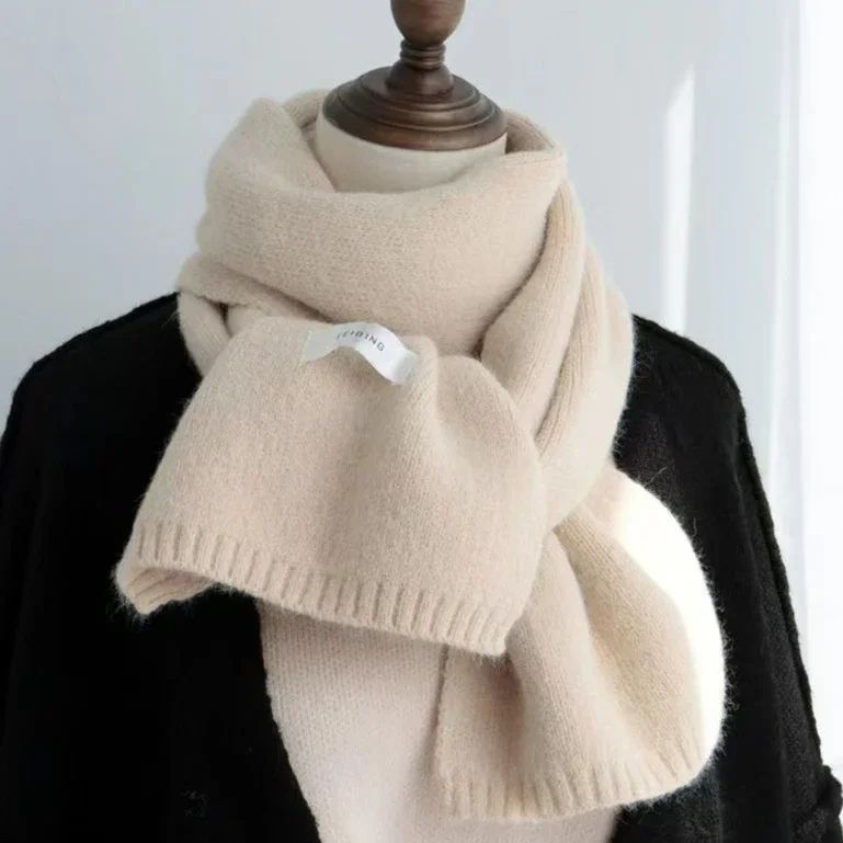 Unisex Winter Thermal Knitted Scarf