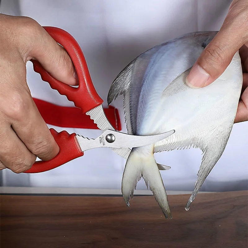 Kitchen Scissors Shrimp Peeler, Seafood Tools for Lobster, Crab, and Shrimp, Easy Food Prep with Elbow Design
