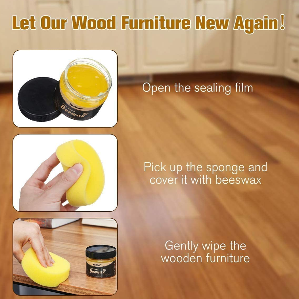All-Natural & Dust-Resistant Beeswax Furniture Polish
