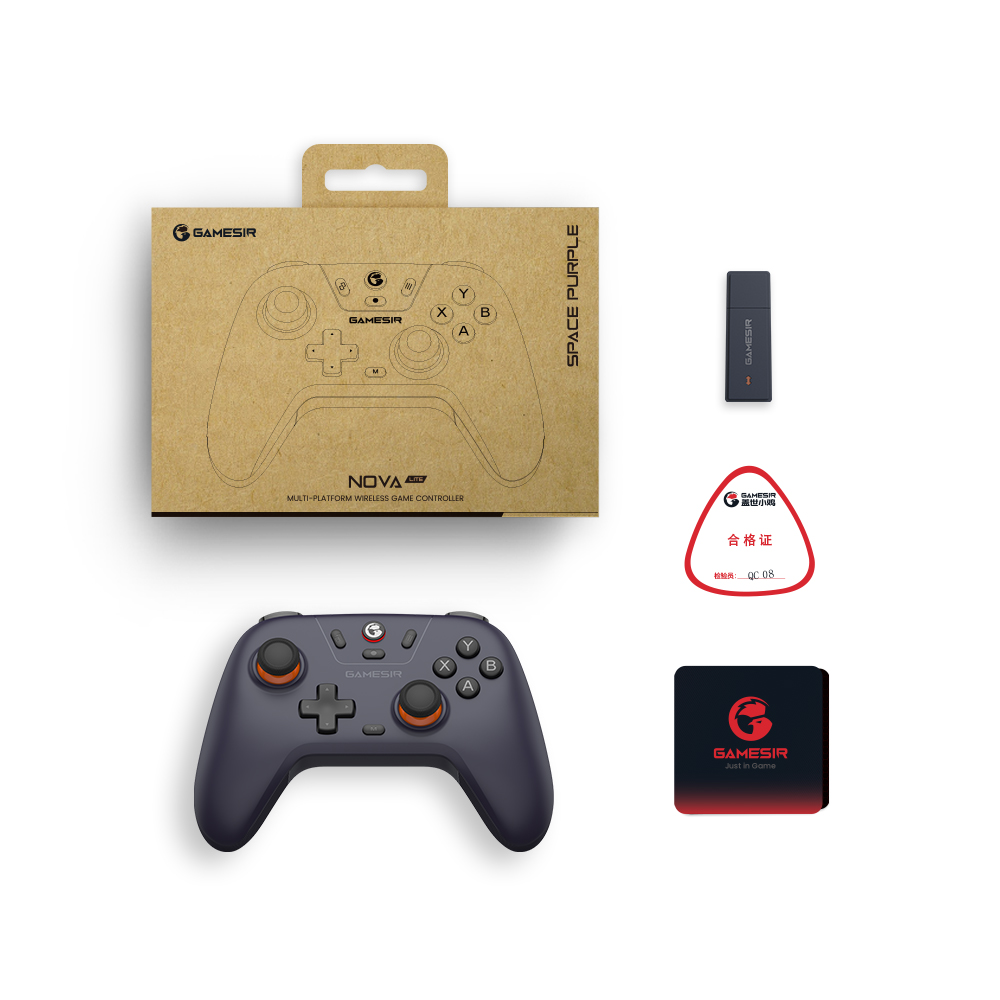 GameSir Nova Lite Wireless Bluetooth Gamepad, Hall Effect Technology, Compatible with Nintendo Switch