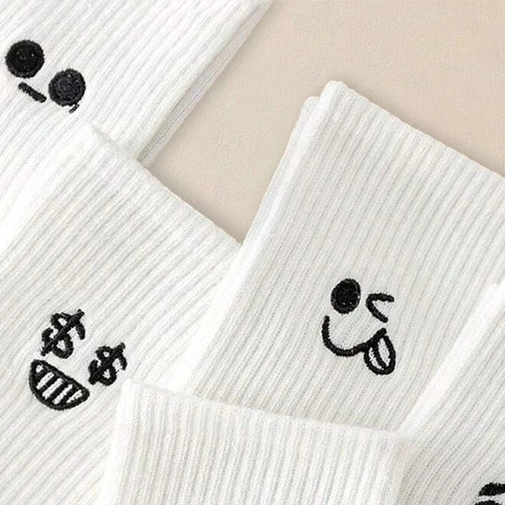 Mens Soft Breathable Cartoon Expression Socks – Multi-Pair Packs