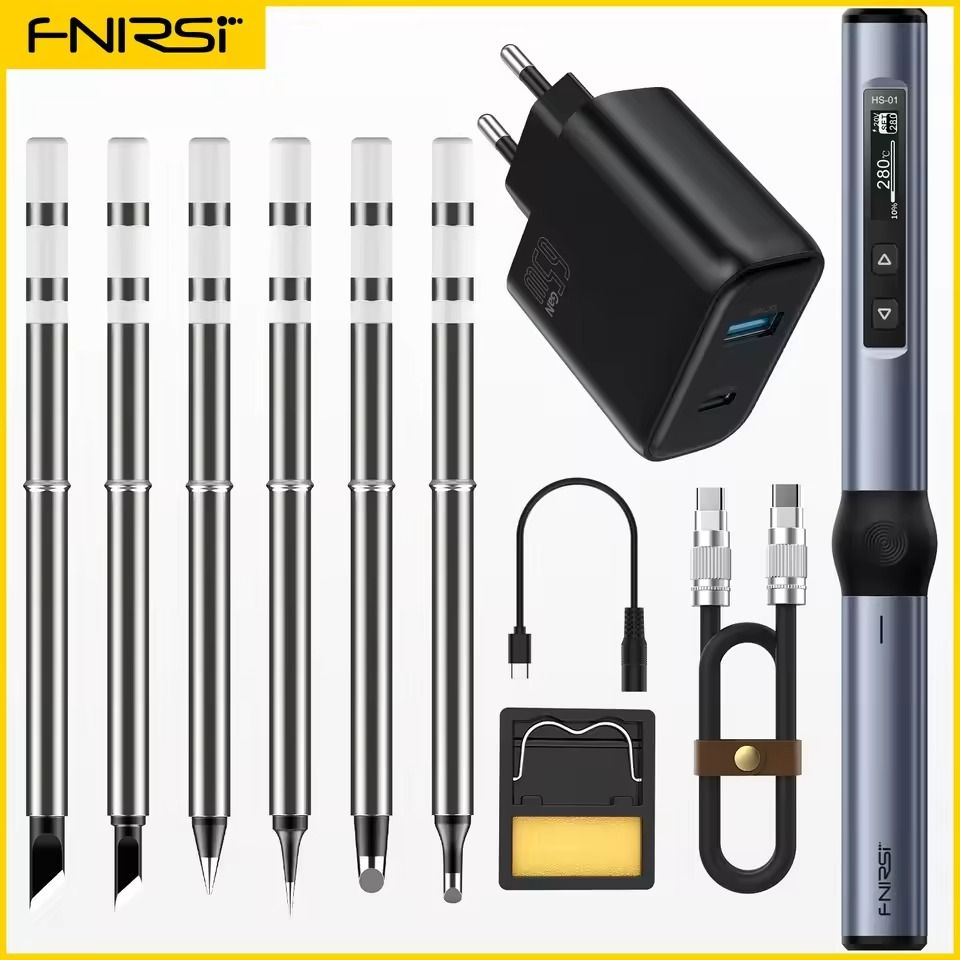 Smart Electric Soldering Iron Kit with Adjustable Temperature and Fast Heating