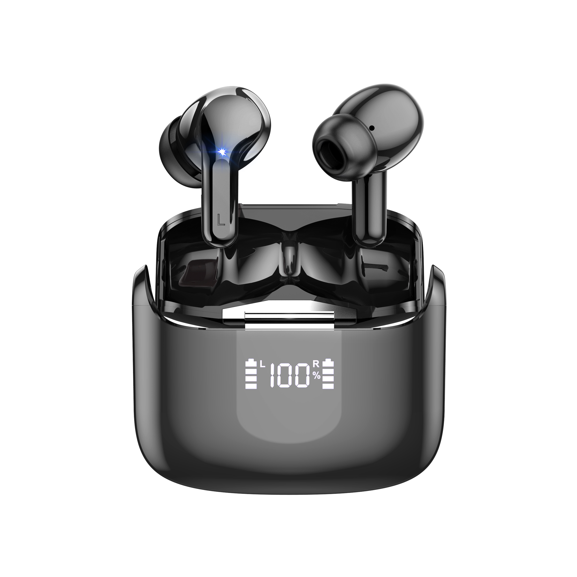 Wireless Earphones Touch BLAST Earbuds with Digital Display and TWS Noise Cancellation Bluetooth Headset