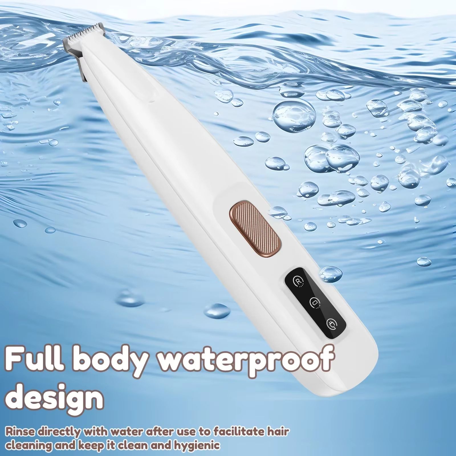 PetPro 18 mm LED Waterproof Paw Trimmer – Dog & Cat Grooming Clipper