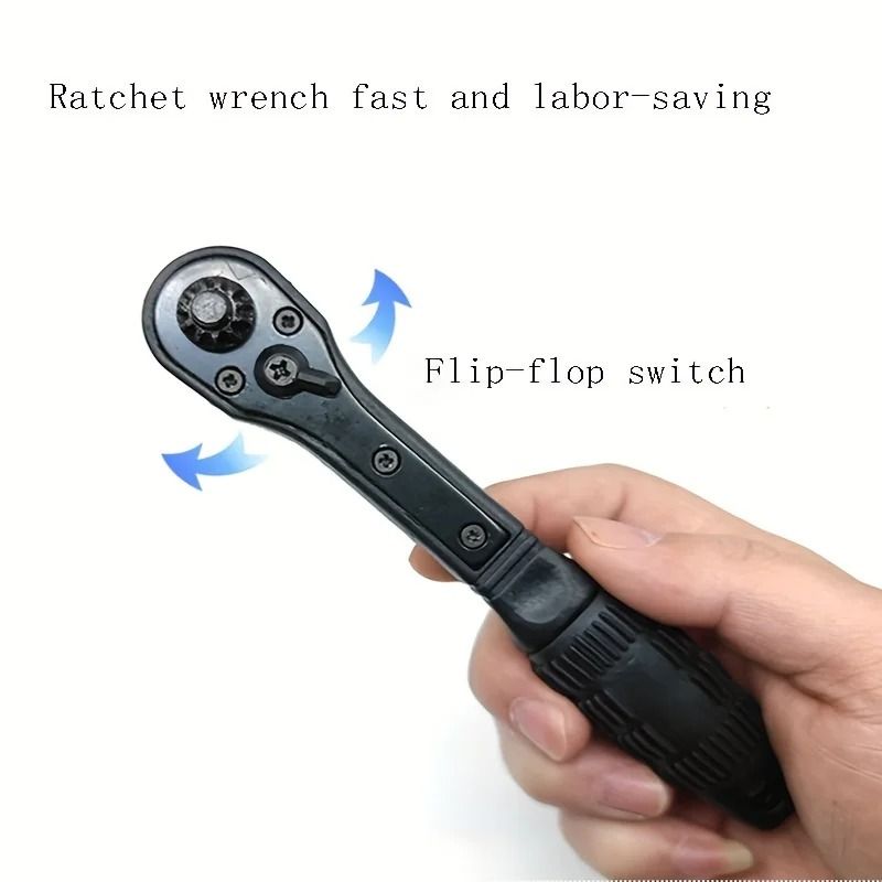 2-in-1 Dual-Head Ratchet Drill Chuck Key