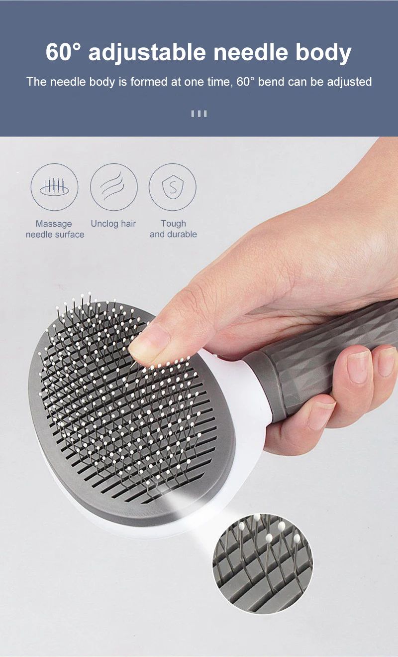 Pet Hair Remover Grooming Brush