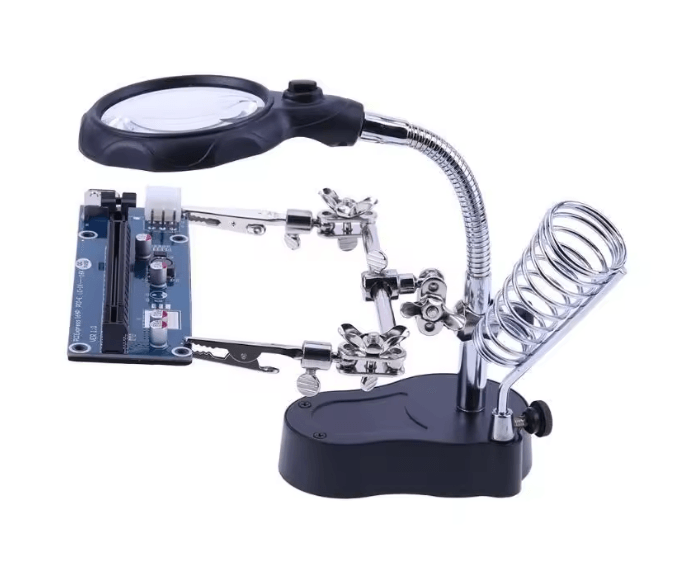 Desktop LED Soldering Magnifier