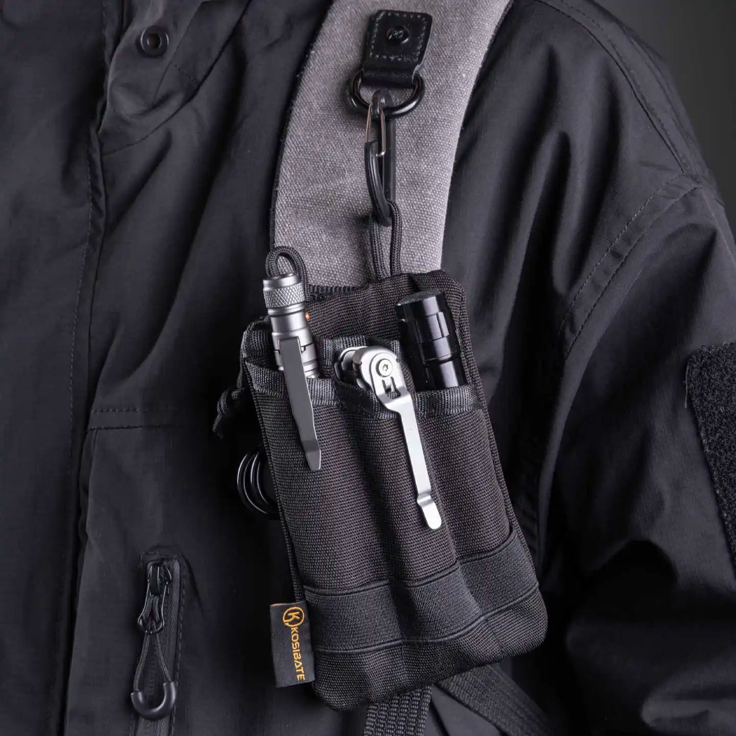 Tactical Molle EDC Pouch and Compact Utility Wallet