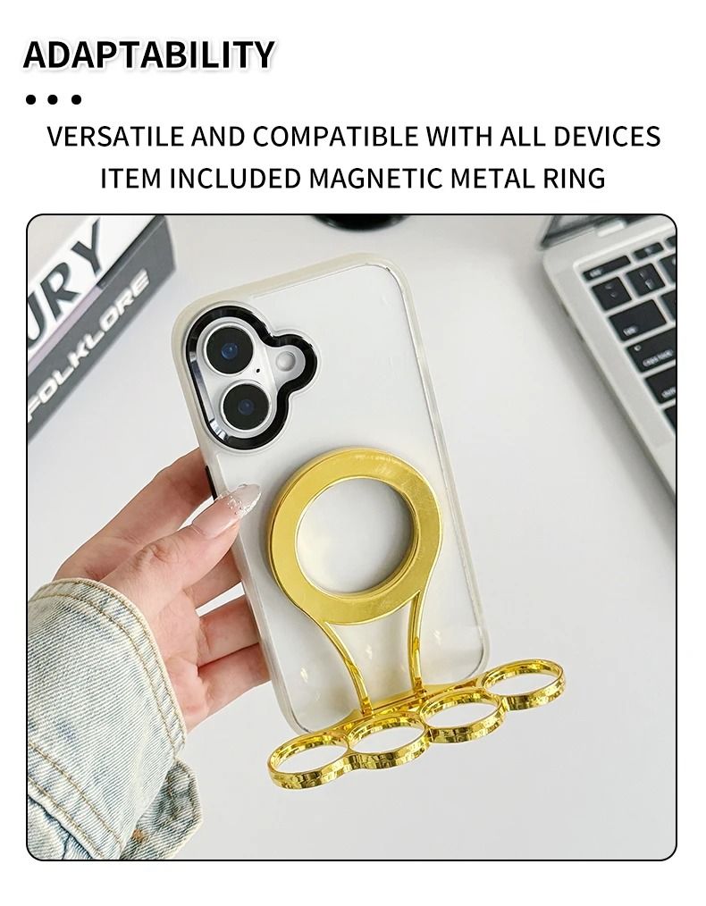 Dual Magnetic Rotating Phone Stand – 360° Folding Multi-Axis Mount – High-Yield Mobile Interaction Hub