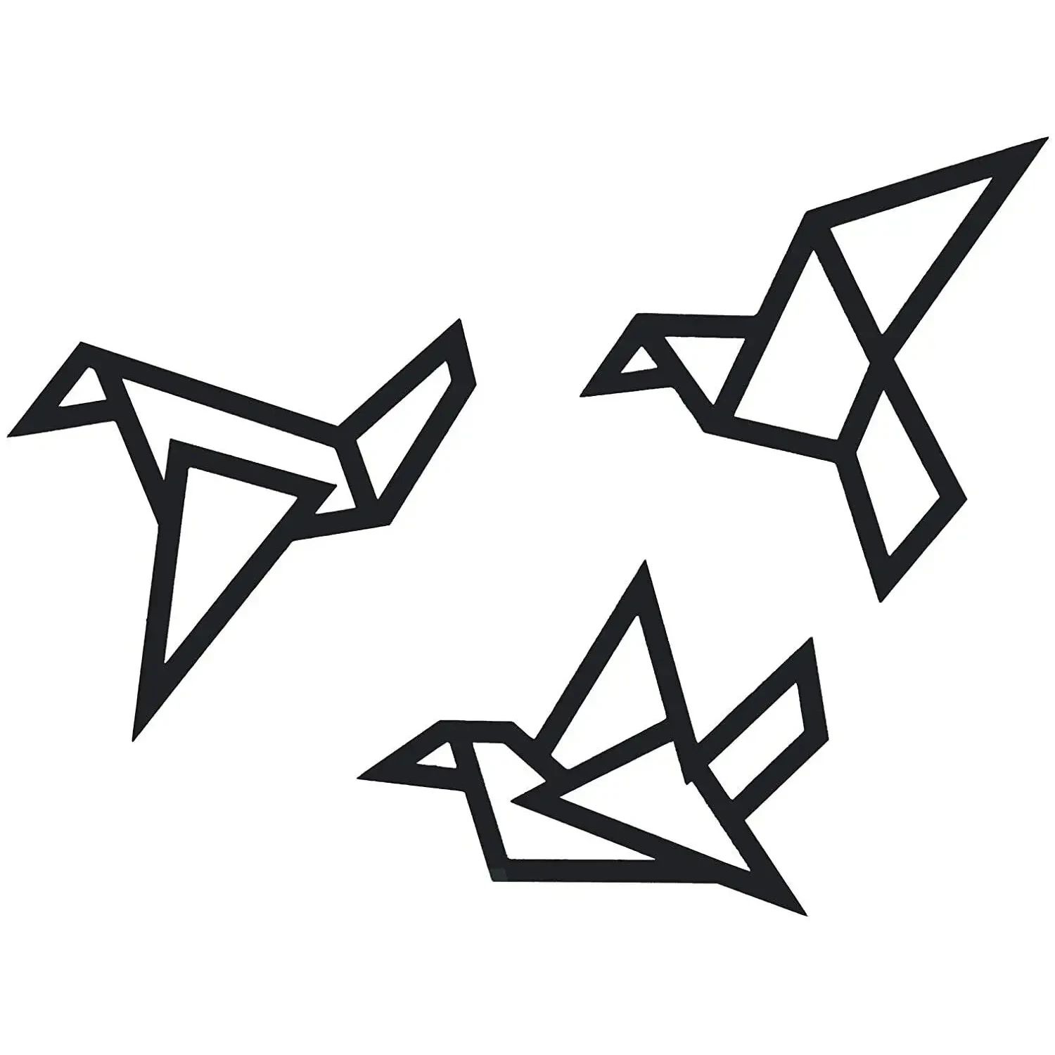 Minimalist Bird Wall Art Set – Modern Metal Wall Decor Silhouettes for Elegant Home Styling
