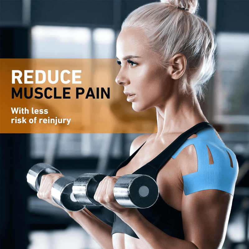 Waterproof Kinesiology Tape for Shoulder Pain Relief & Rotator Cuff Support