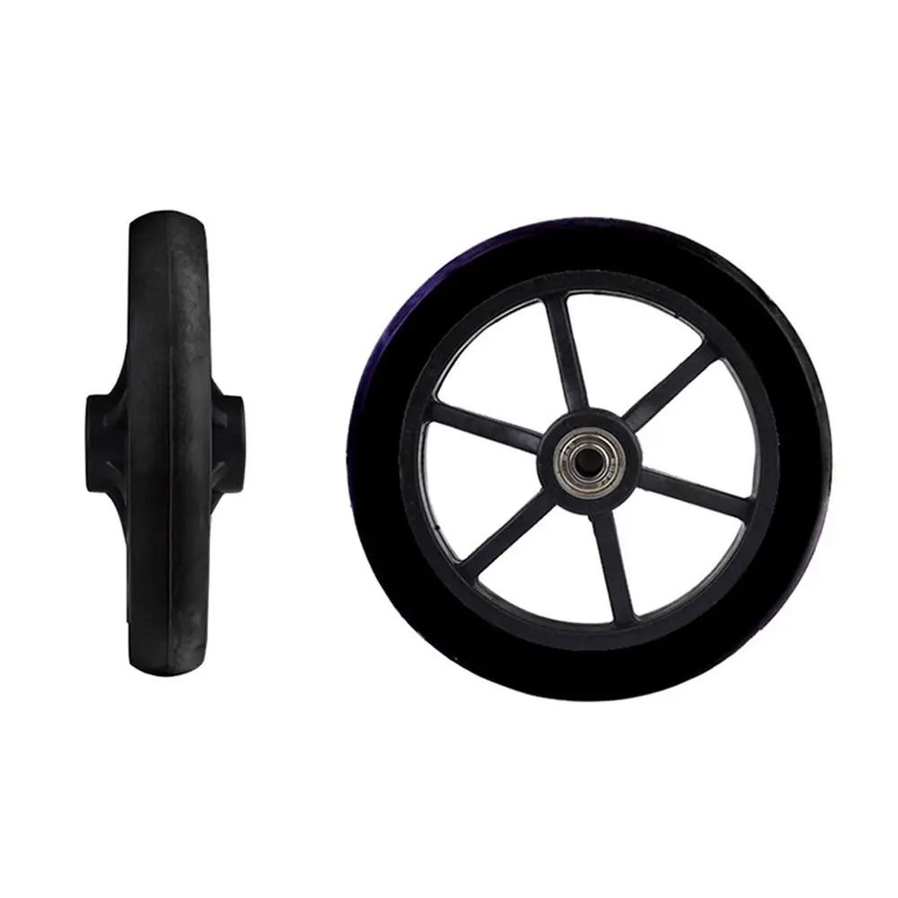 Heavy Duty Wheelchair Front Caster Wheel Solid Tire Replacement 6 7 8 Inch