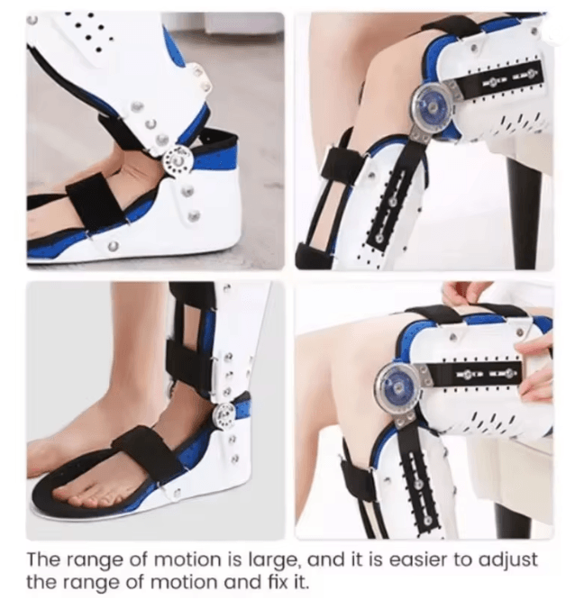 OrthoFlex Adjustable Knee And Ankle Support Brace