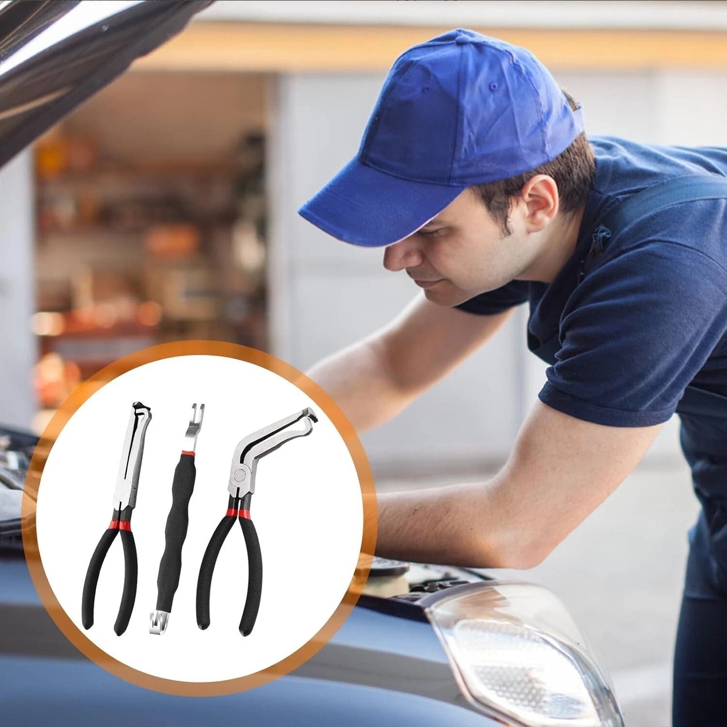 60 Degree Pliers, Electrical Disconnect Connector Separator Wiring Tools
