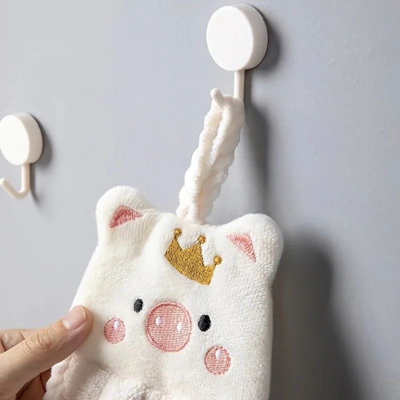 Cute Microfiber Hand Towels – Ultra Absorbent Hanging Kitchen & Bathroom Cleaning Cloth