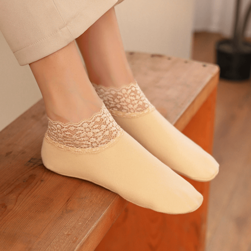 New Fashion Lace Warmer Socks