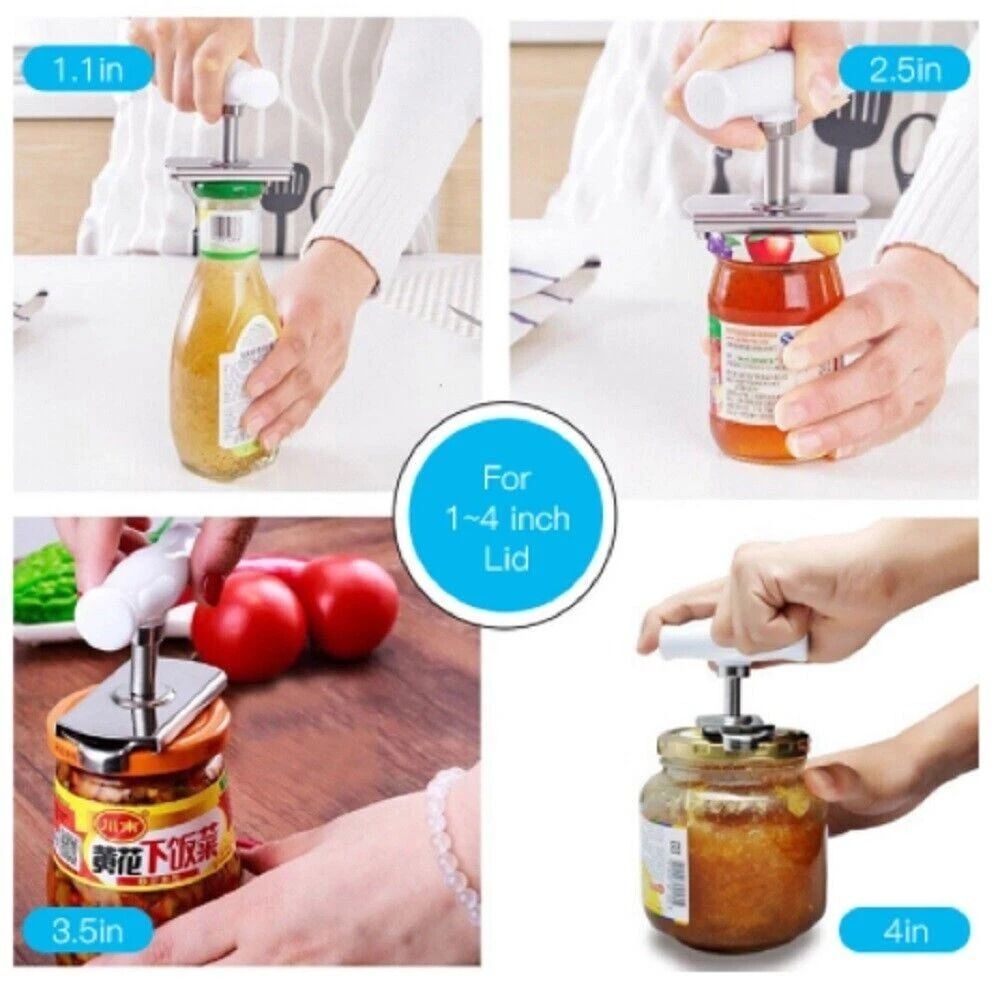Adjustable Effortless Jar Opener for Weak Hands, Arthritis Jar Opener for Senior