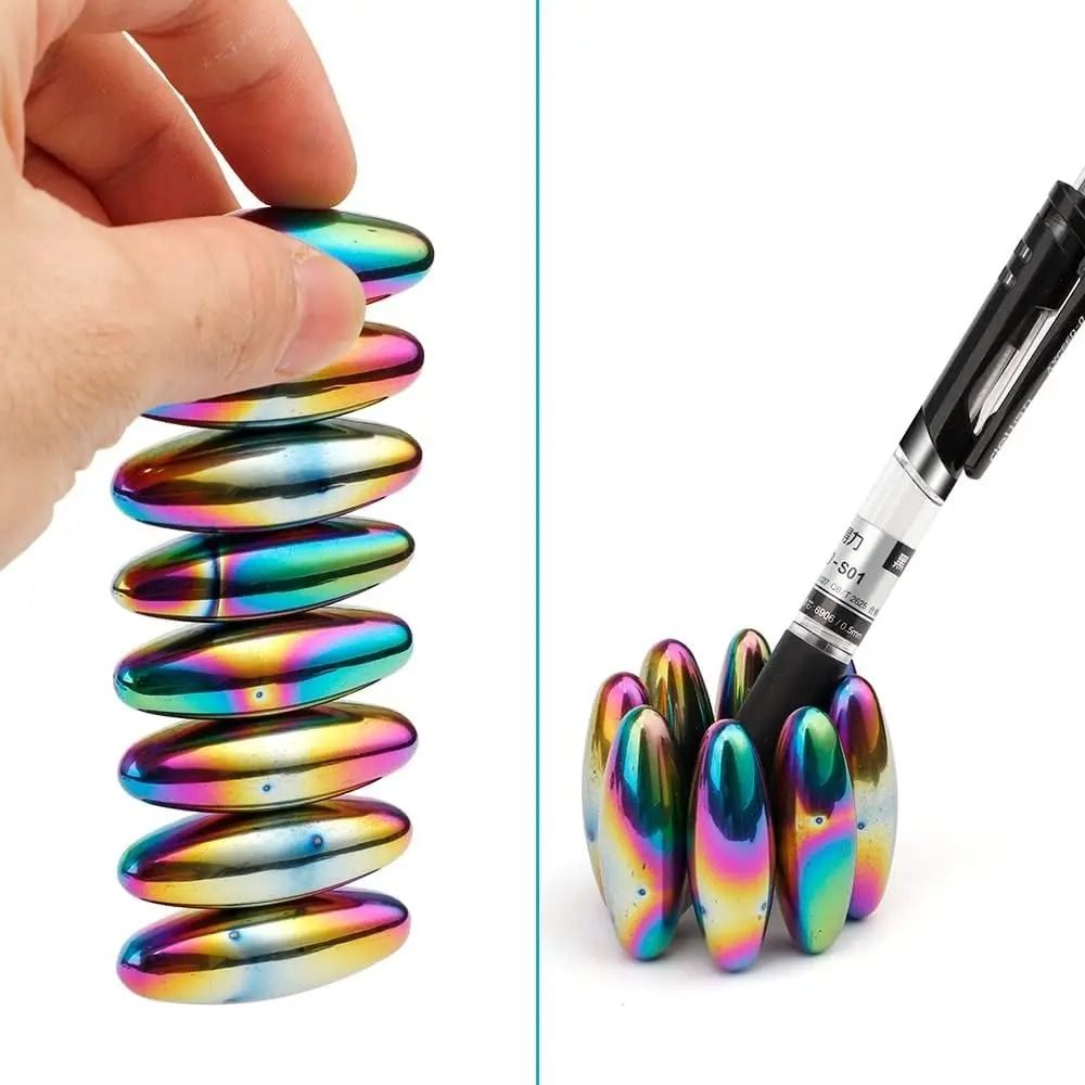 EDC Magnetic Bead Fidget Toy Oval Magnet Balls for Stress Relief