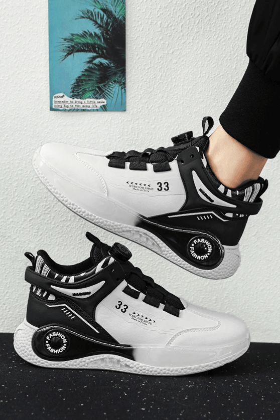 StrideLock Mens Sneakers with Rotating Buckle