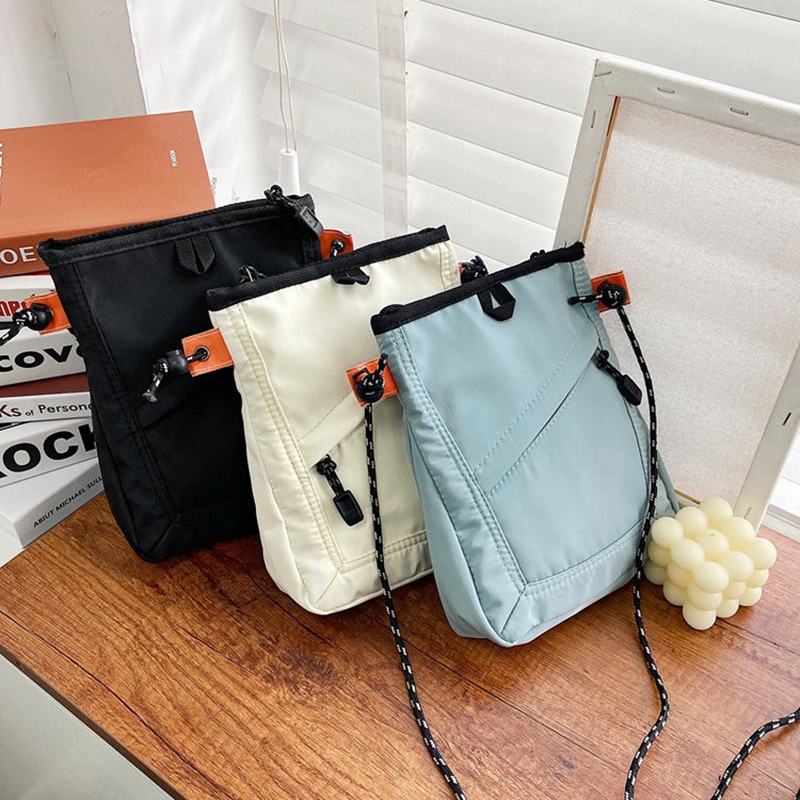 Mini Nylon Crossbody Bag Compact Phone Wallet Lightweight Travel Shoulder Purse