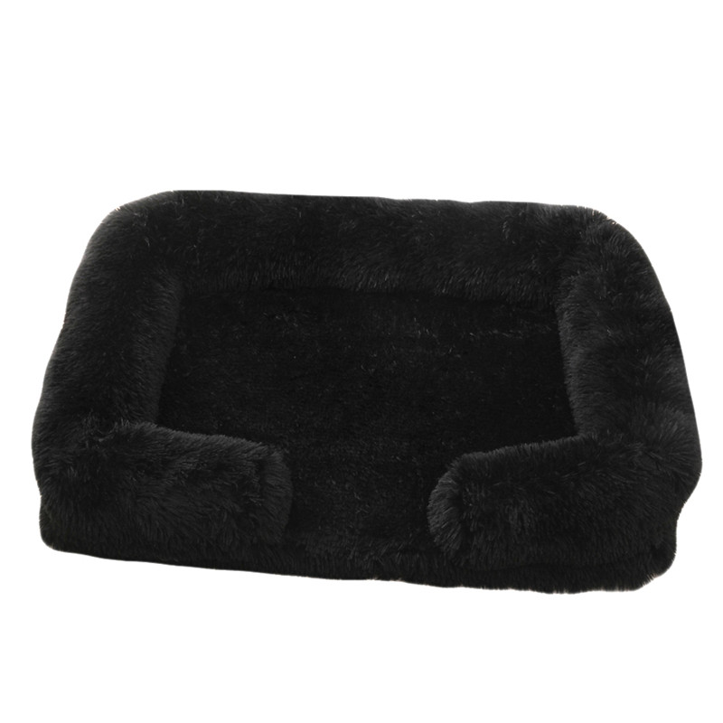 Dog Plush Pet Bed with Winter Thickened Pad and Removable Sleeping Sofa Pad