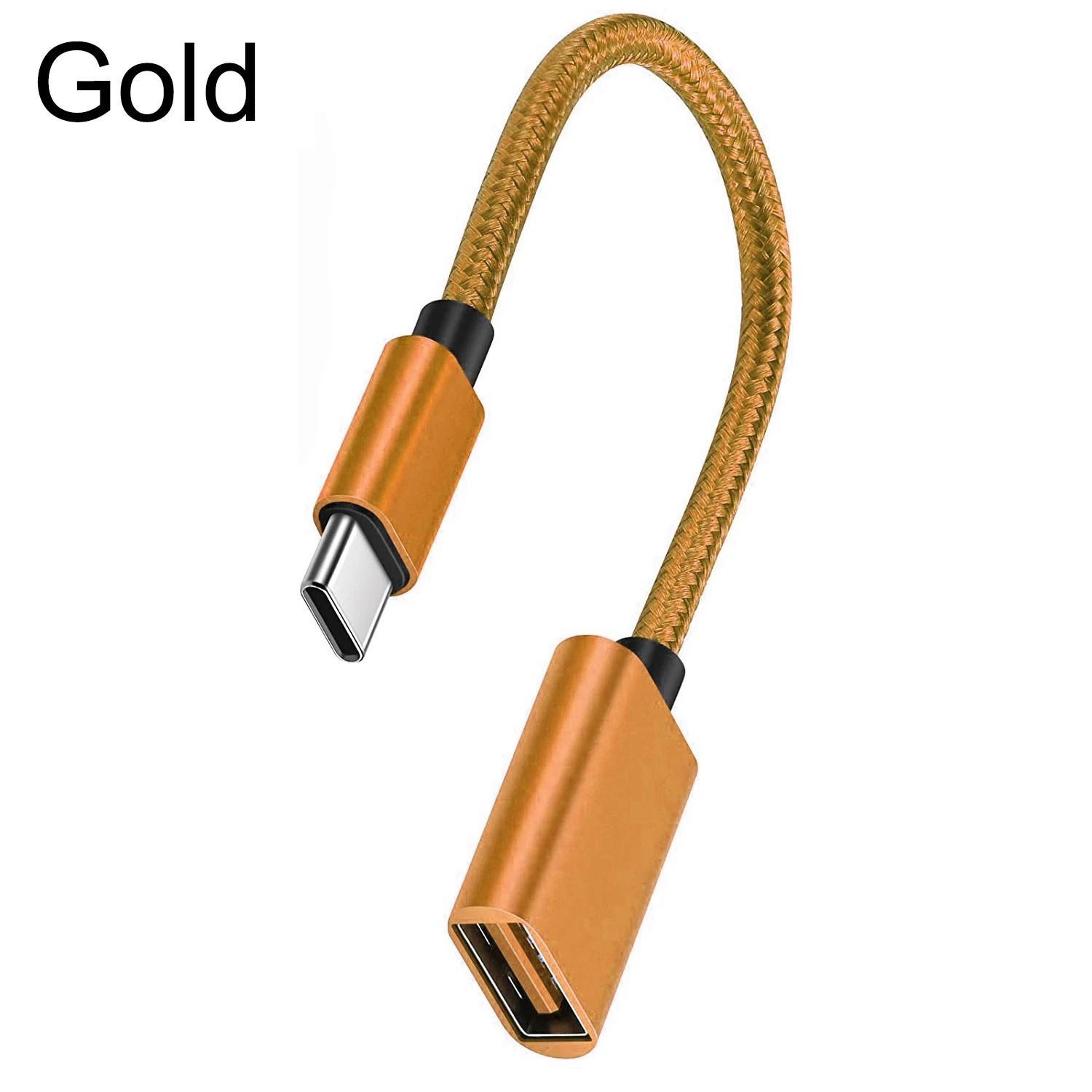 USB-C to USB-A Female OTG Data Adapter Cable