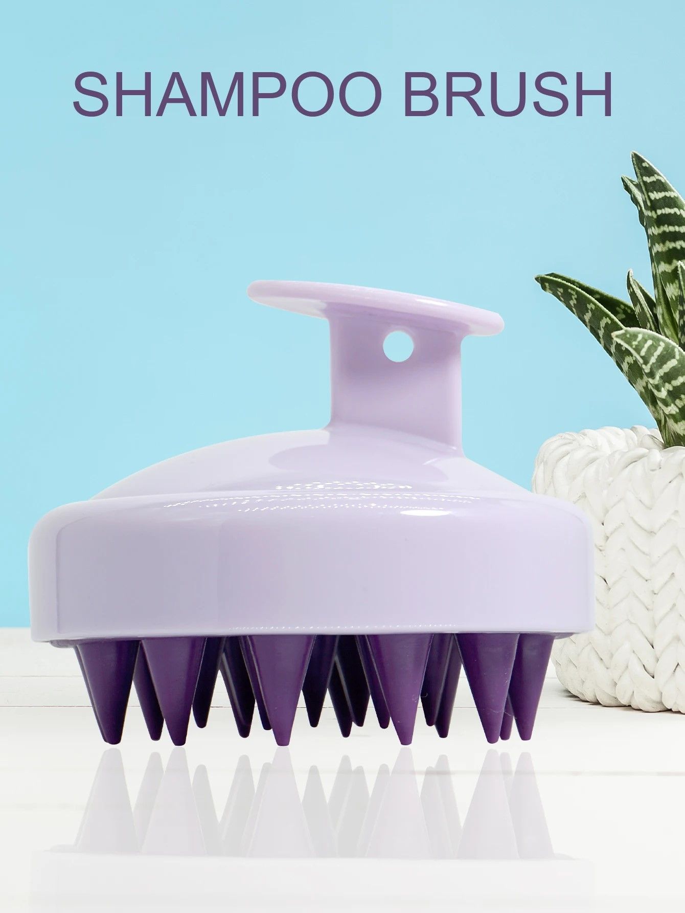 Silicone Spa Scalp Massager Brush – Ergonomic Deep-Clean Shampoo Comb & Scalp Massage Tool