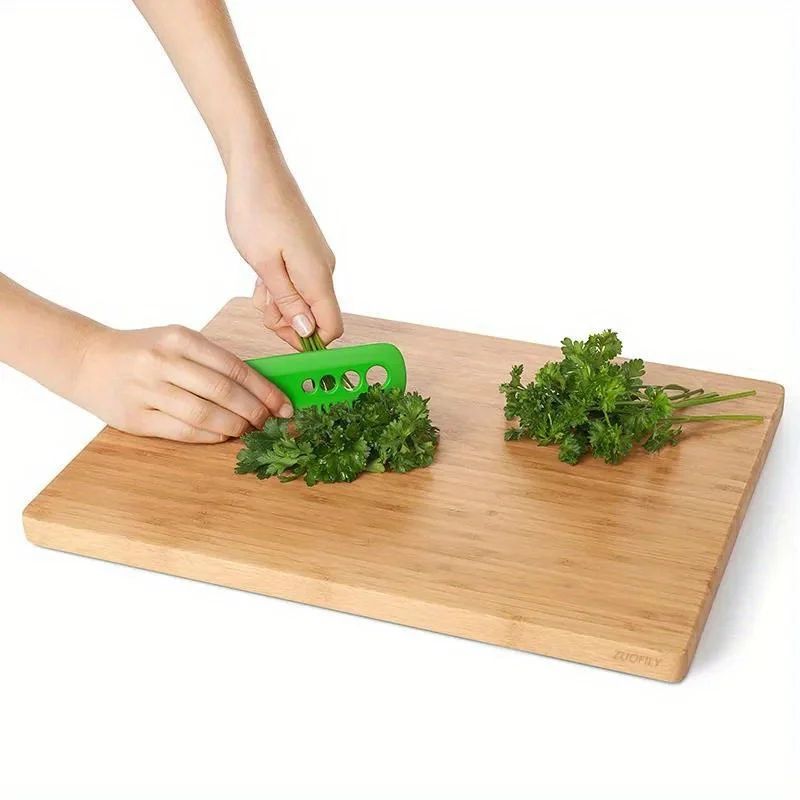 HerbEase Leaf Stripper & Cutter - herb leaf remover and Vegetable Prep Tool