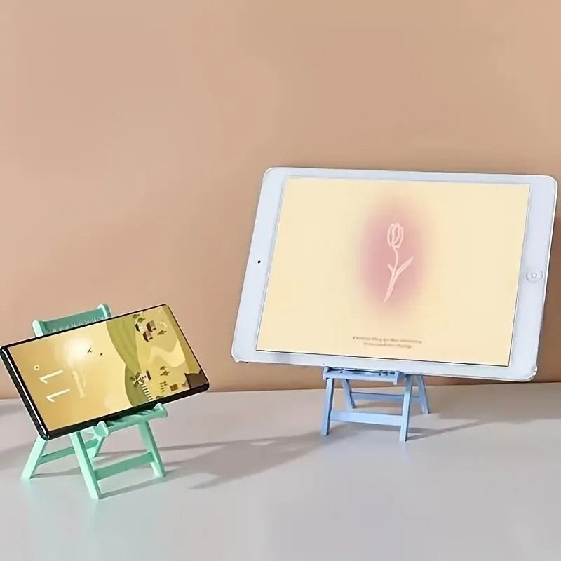 3pcs Mini Beach Chair Cell Phone Stand