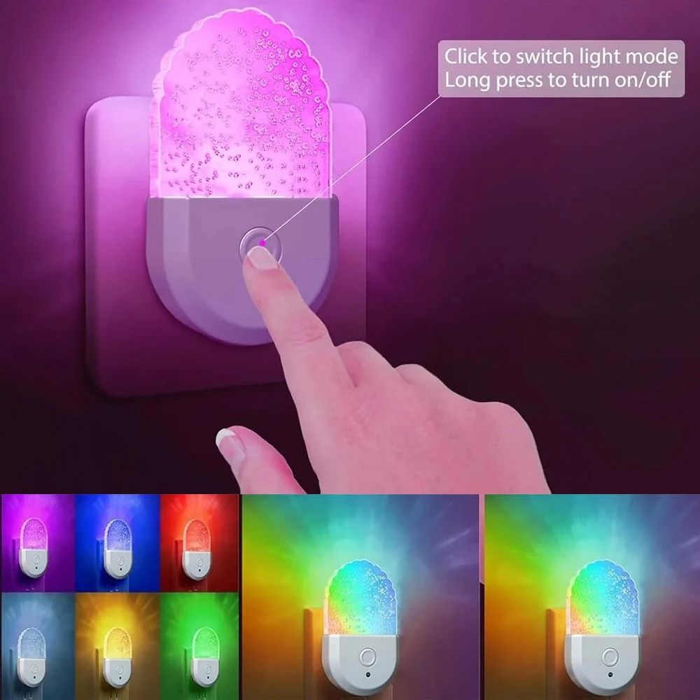 Plug In LED Night Light for Bedroom Aisle Nursery and Eye Protection Lighting